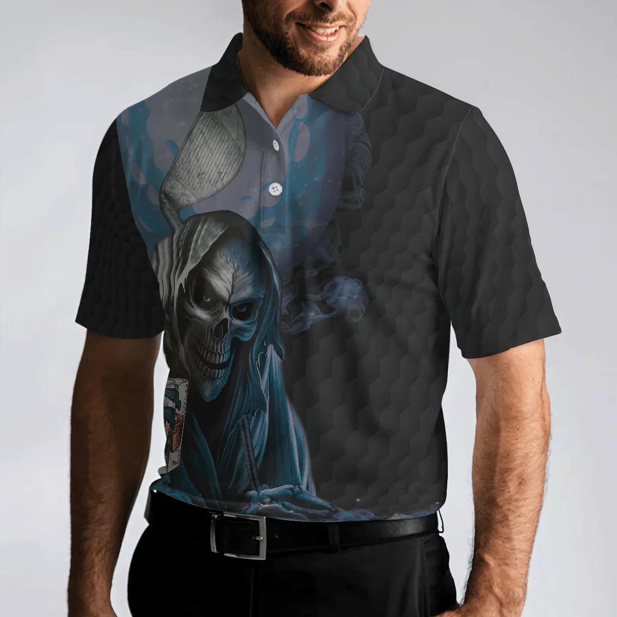Men Golf Polo Shirt - Yes I Do Have A Retirement Plan Golf And Bourbon Polo Shirt, Scary Drinking Golf Shirt, Funny Golf Sayings - Perfect Gift For Men - Image 5
