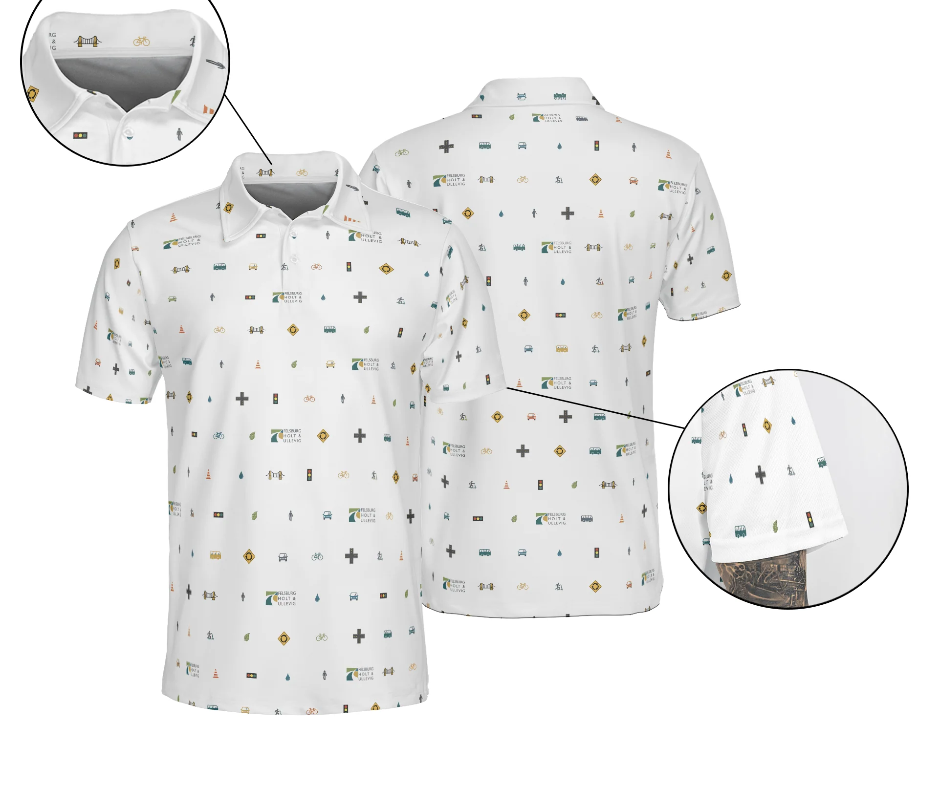 Men Polo Shirt - Felsburg Holt & Ullevig Polo Shirt For Men - Gift For Boyfriend, Friend, Family