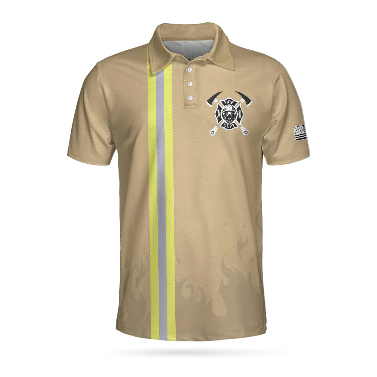 Men Polo Shirt - Firefighter Men Polo Shirt, I Am A Firefighter Polo Shirt, Fire Department Polo Shirt, Best Firefighter Shirt For Men - Image 2
