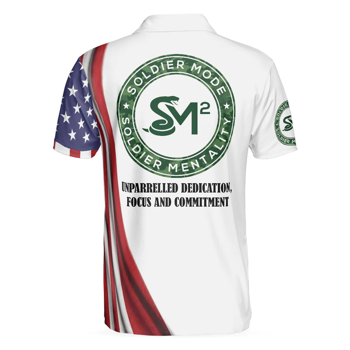 Men Veteran Polo Shirt - Solder Mode Men Polo Shirt, SM Every Veteran Is A Hero Polo Shirt - Perfect Gift For Men, Veteran - Image 2