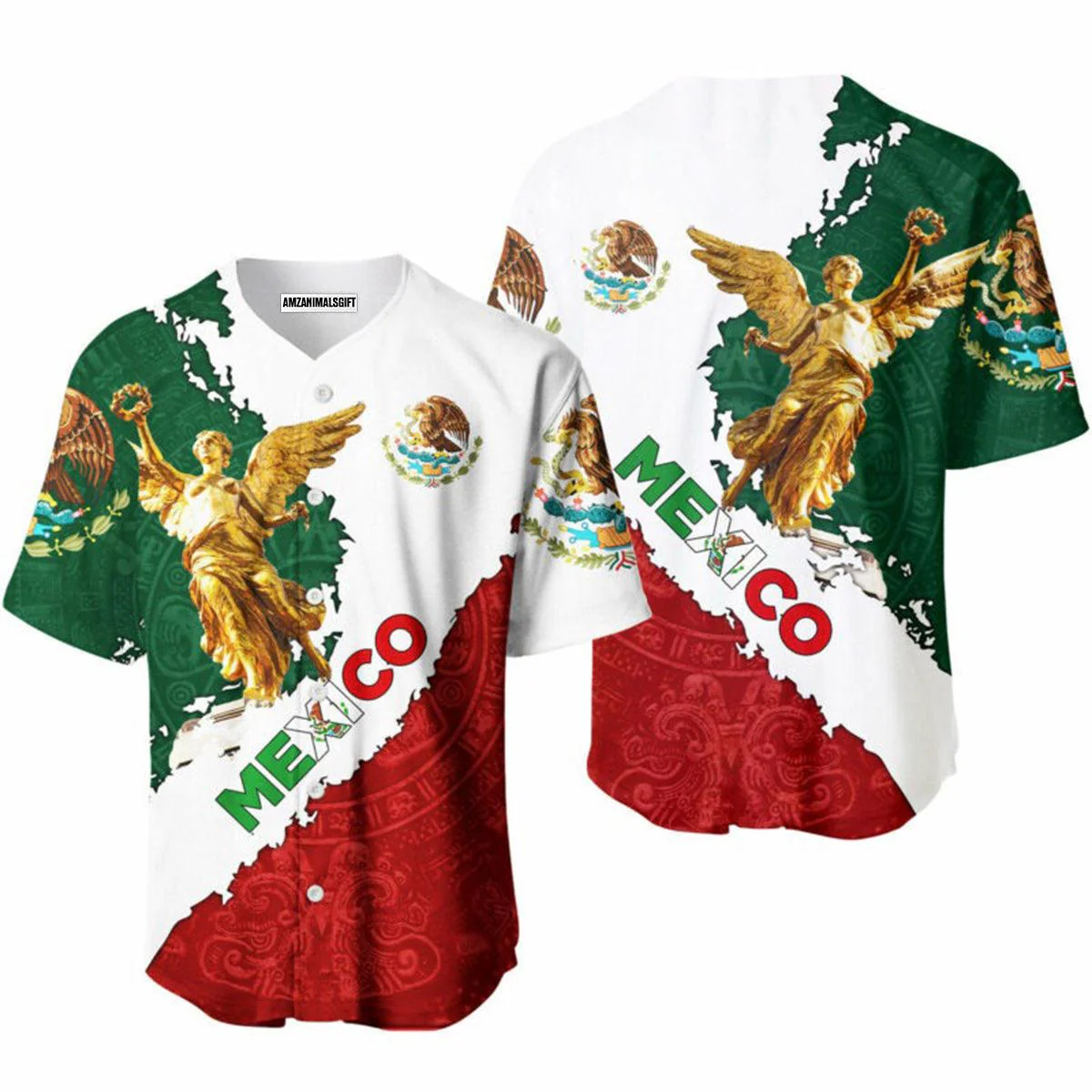 Mexico Eagle Mexican Baseball Jerseys For Men And Women - Perfect Gift For Friend, Family - Image 2