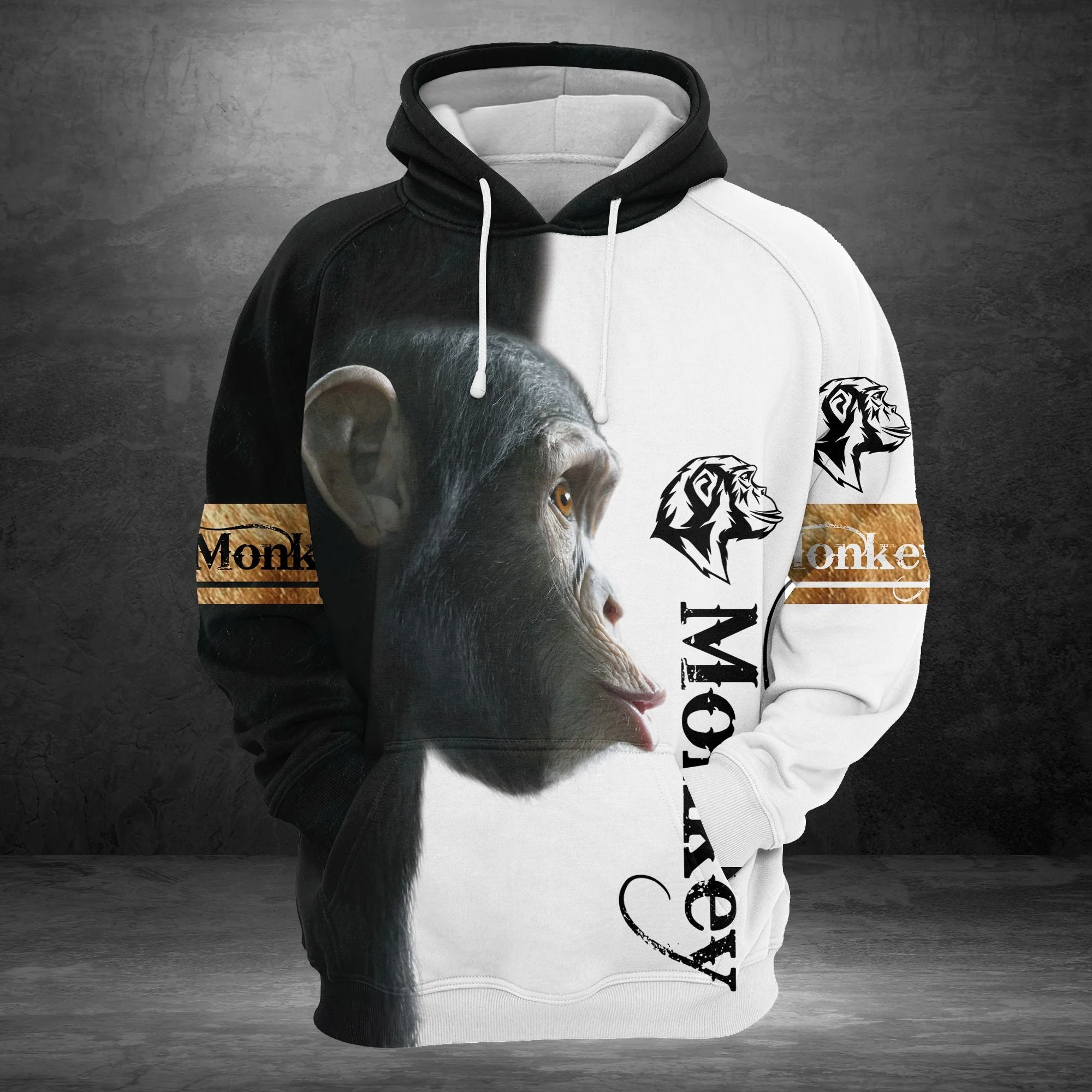Monkey Pullover Premium Hoodie, Perfect Outfit For Men And Women On Christmas New Year Autumn Winter - Image 2