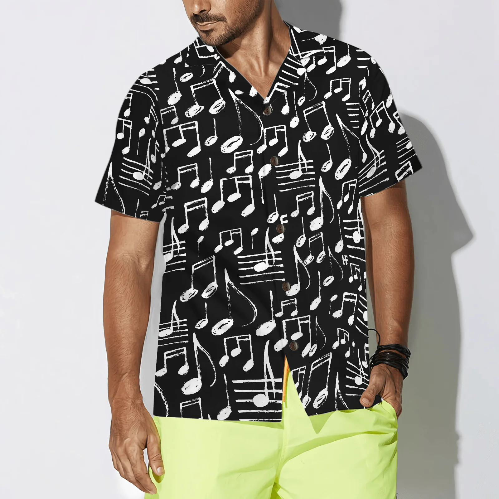 Music Hawaiian Shirt, Colorful Summer Aloha Shirt For Men Women, Perfect Gift For Friend, Family, Husband, Wife, Boyfriend, Girlfriend - Image 4