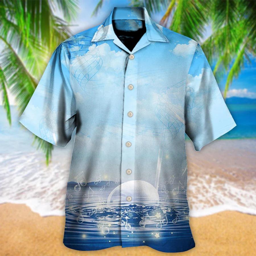 Music Hawaiian Shirt, Music Blue Sky Hawaiian Shirt, Music Sounds Of Nature Aloha Shirt For Men And Women - Perfect Gift For Music Lovers - Image 2