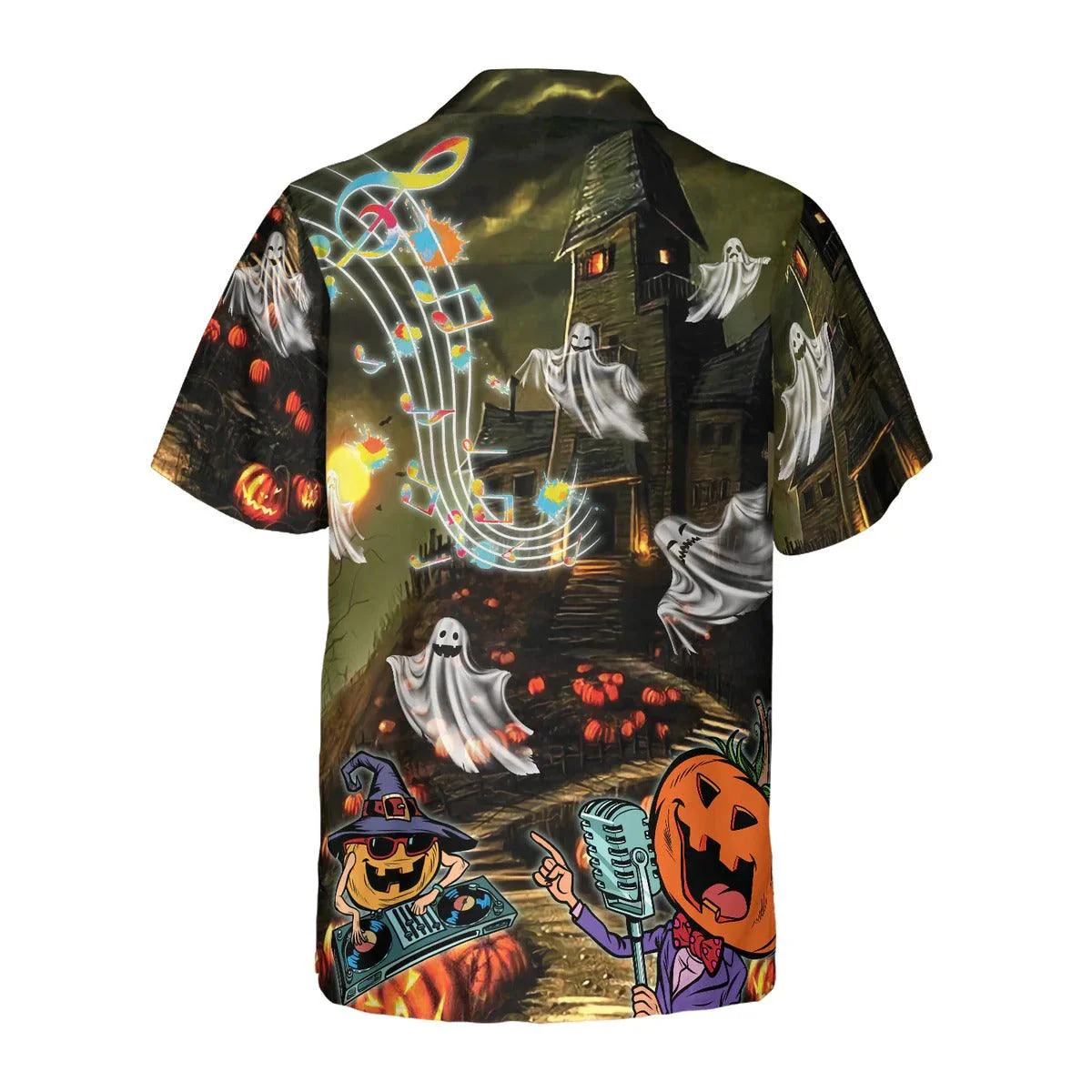 Music Night Halloween Hawaiian Shirt, Halloween Shirt For Men And Women - Perfect Gift For Lover, Friend, Family - Image 2