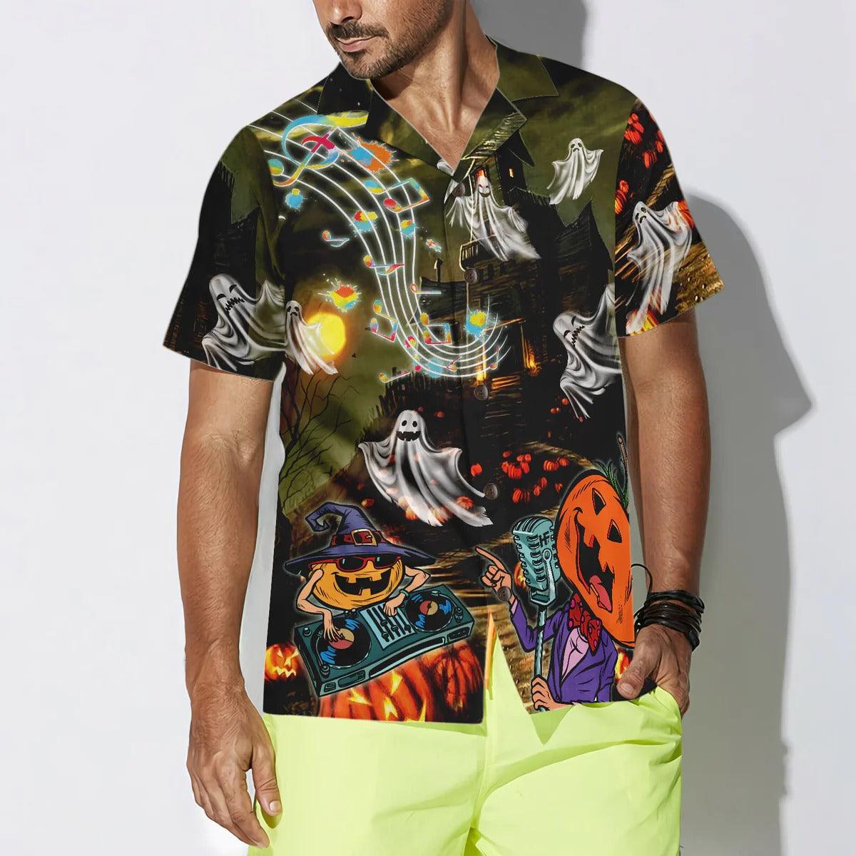 Music Night Halloween Hawaiian Shirt, Halloween Shirt For Men And Women - Perfect Gift For Lover, Friend, Family - Image 4