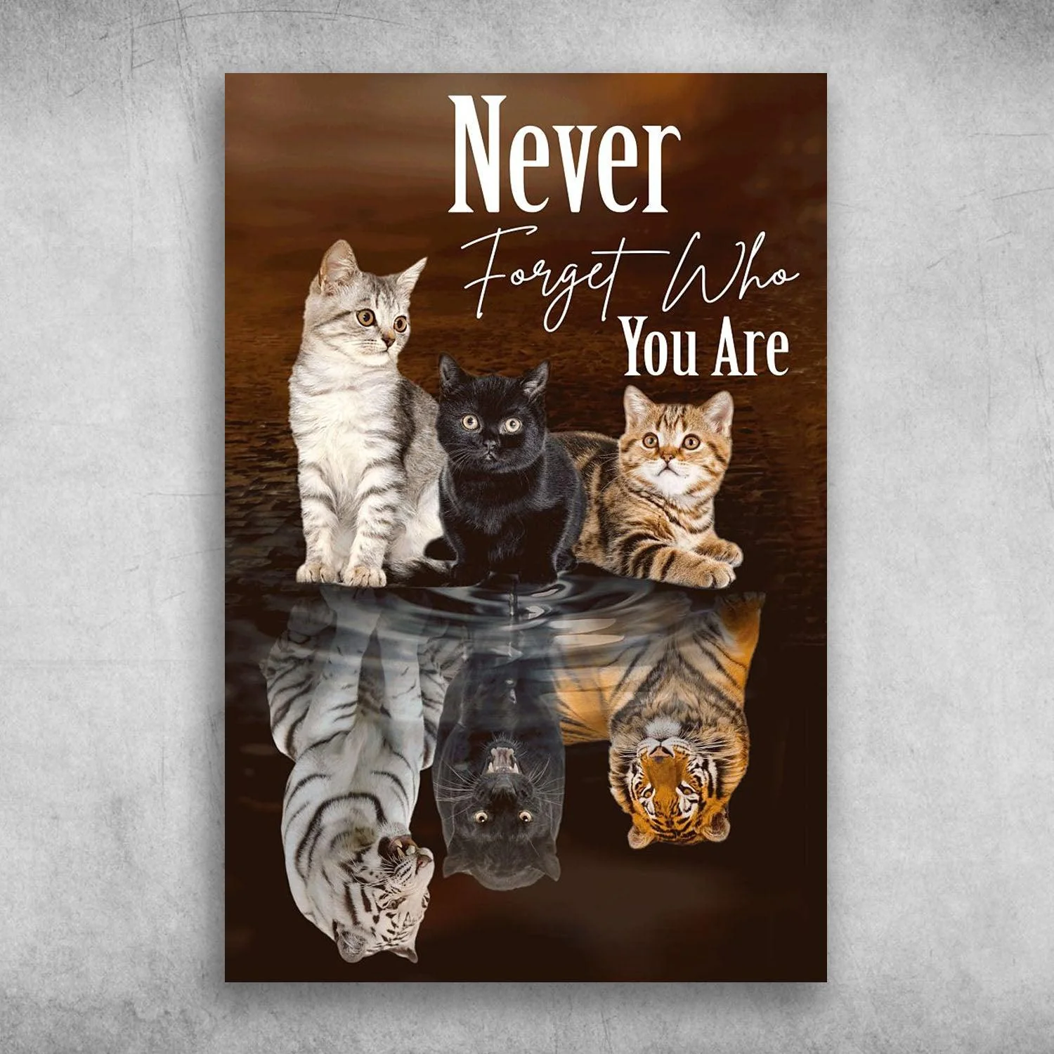 Never Forget Who You Are - Matte Canvas, Wall Decor Visual Art - Perfect Gift For Cats Owner, Breeder Or Cats Groomer Who Loves This Breed