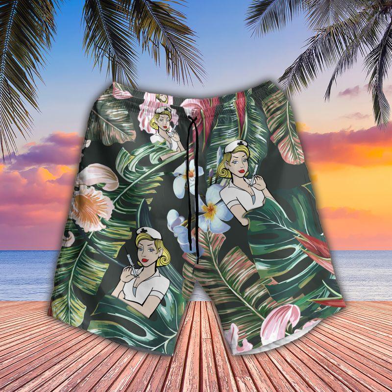 Nurse Aloha Hawaiian Shirts For Summer, Tropical Hawaiian Clothing Men Women For Nurse Beach, Gift For Nurse, Friend, Family, Nurse Lovers - Image 2