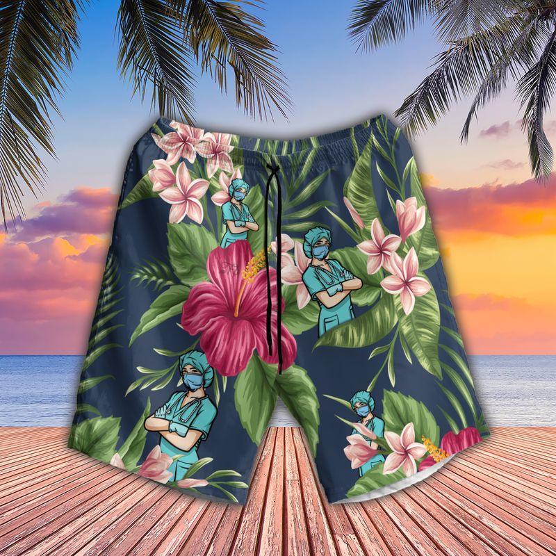 Nurse Aloha Hawaiian Shirts For Summer, Tropical Hawaiian Clothing Men Women For Nurse Beach, Nursing Gift For Friend, Family, Nurse Lovers - Image 2