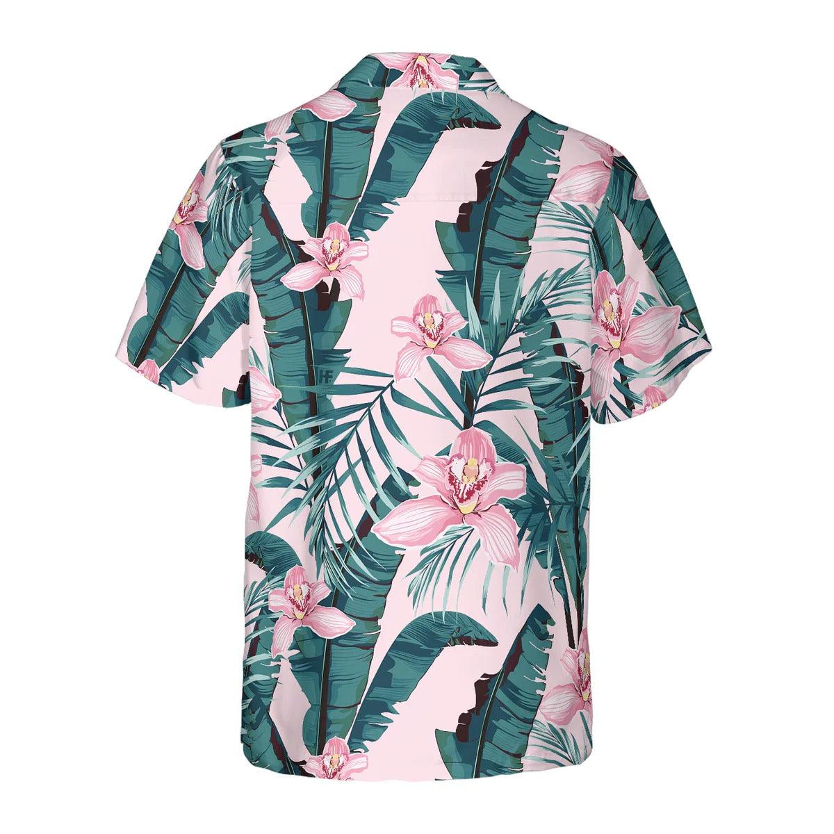 Palm Banana Leaf And Plants Hawaiian Shirt, Flower Hawaiian Shirt, Tropical Aloha Shirt For Men Women, Perfect Gift For Husband, Wife, Friend, Family - Image 2