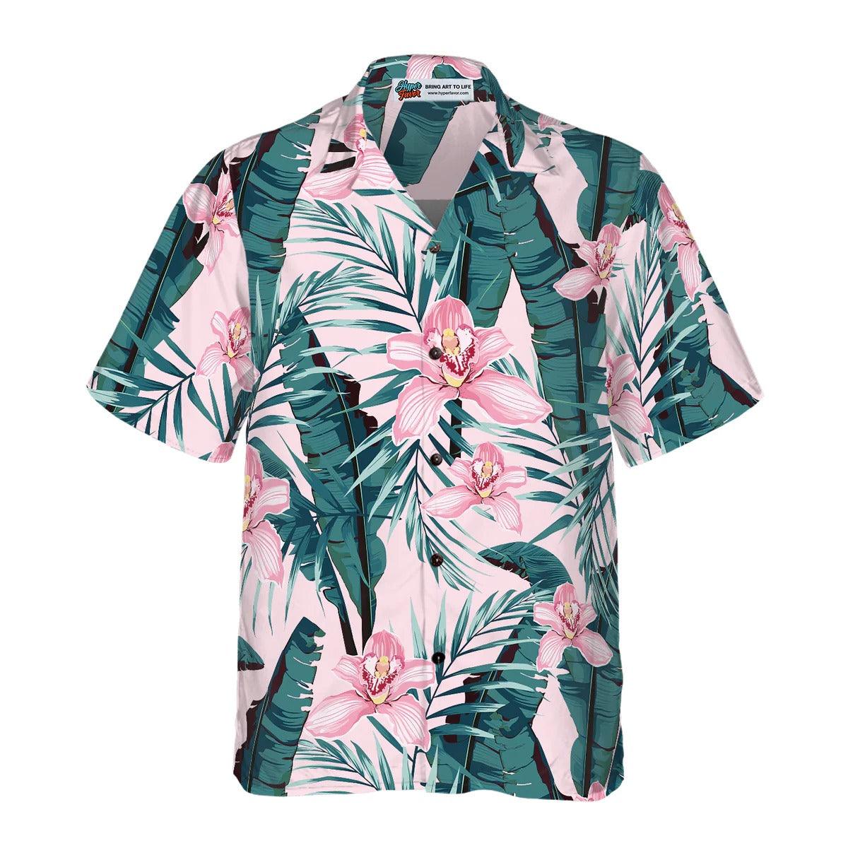 Palm Banana Leaf And Plants Hawaiian Shirt, Flower Hawaiian Shirt, Tropical Aloha Shirt For Men Women, Perfect Gift For Husband, Wife, Friend, Family - Image 3