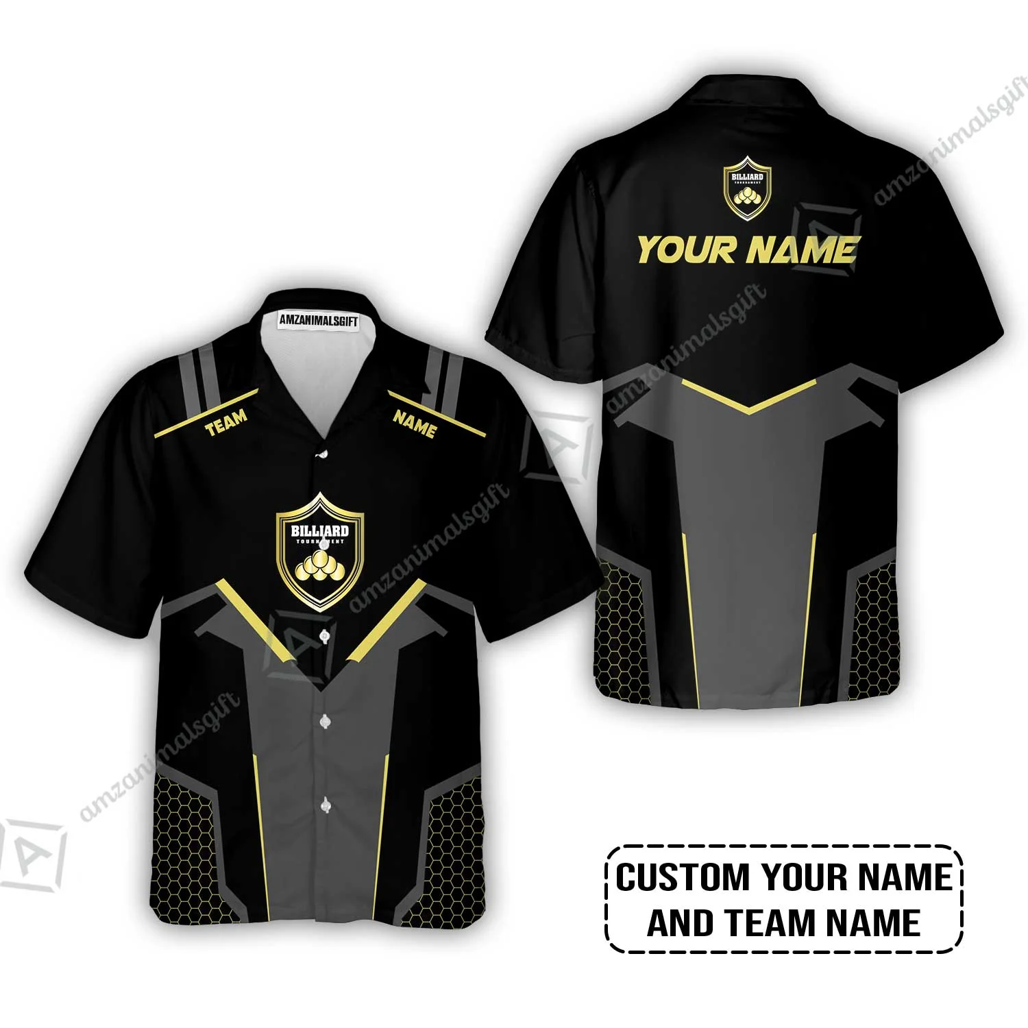 Personalized Billiards Women Polo Shirt, Golden Team Billiards Team Custom Women Polo Shirt - Image 7