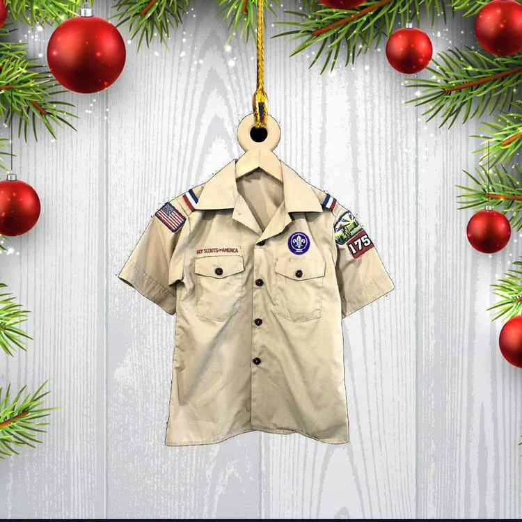 Personalized Boy Scouts Of America Ornament Christmas Custom Shape Acrylic - Image 4