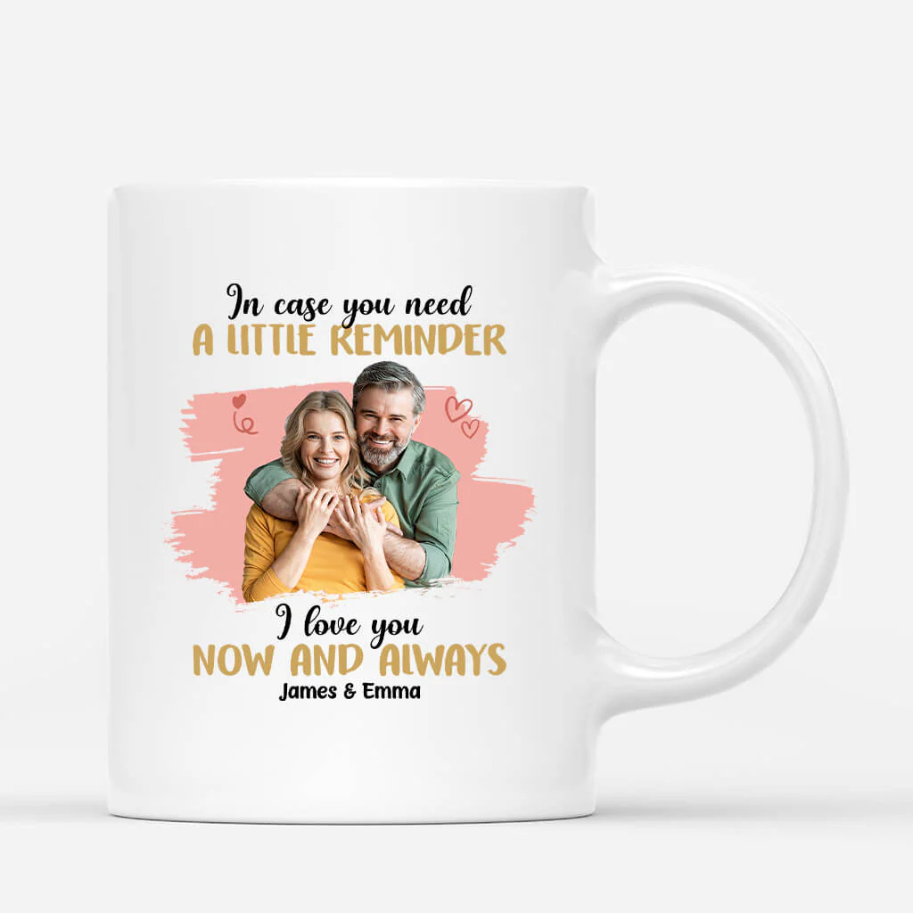 Personalized Couple Mug - Customized I Love You Now And Always Mug, Best Valentine Gift For Couple - Image 2