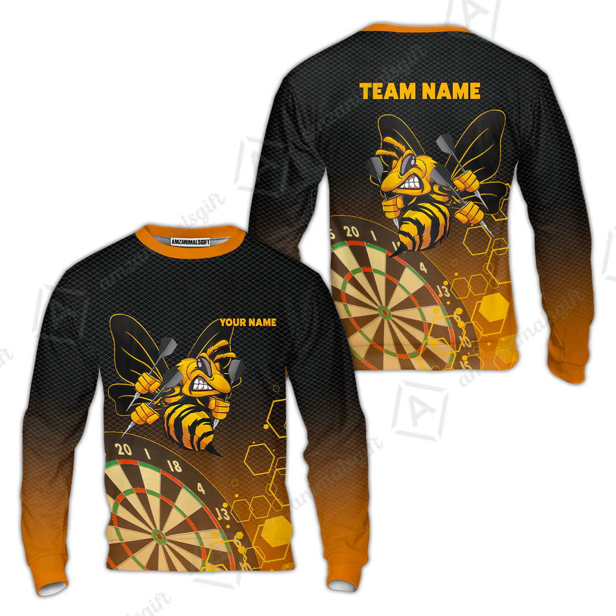 Personalized Darts Men Polo Shirt, Darts And Bee Customized Polo Shirt, Perfect Outfits For Darts Players, Darts Team - Image 10