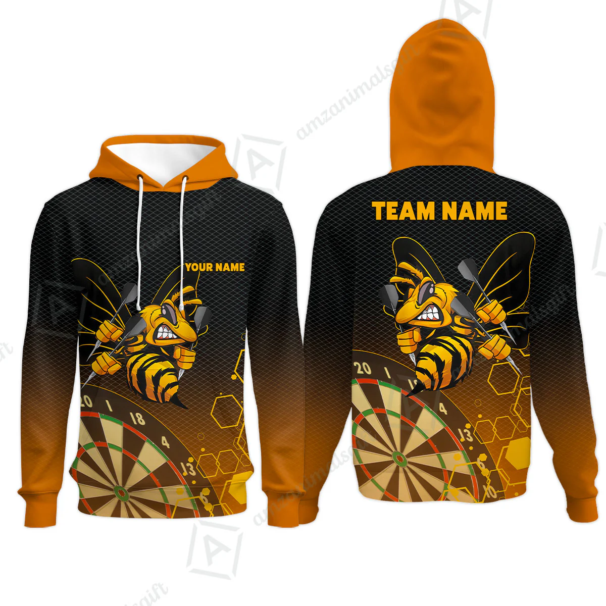 Personalized Darts Men Polo Shirt, Darts And Bee Customized Polo Shirt, Perfect Outfits For Darts Players, Darts Team - Image 11