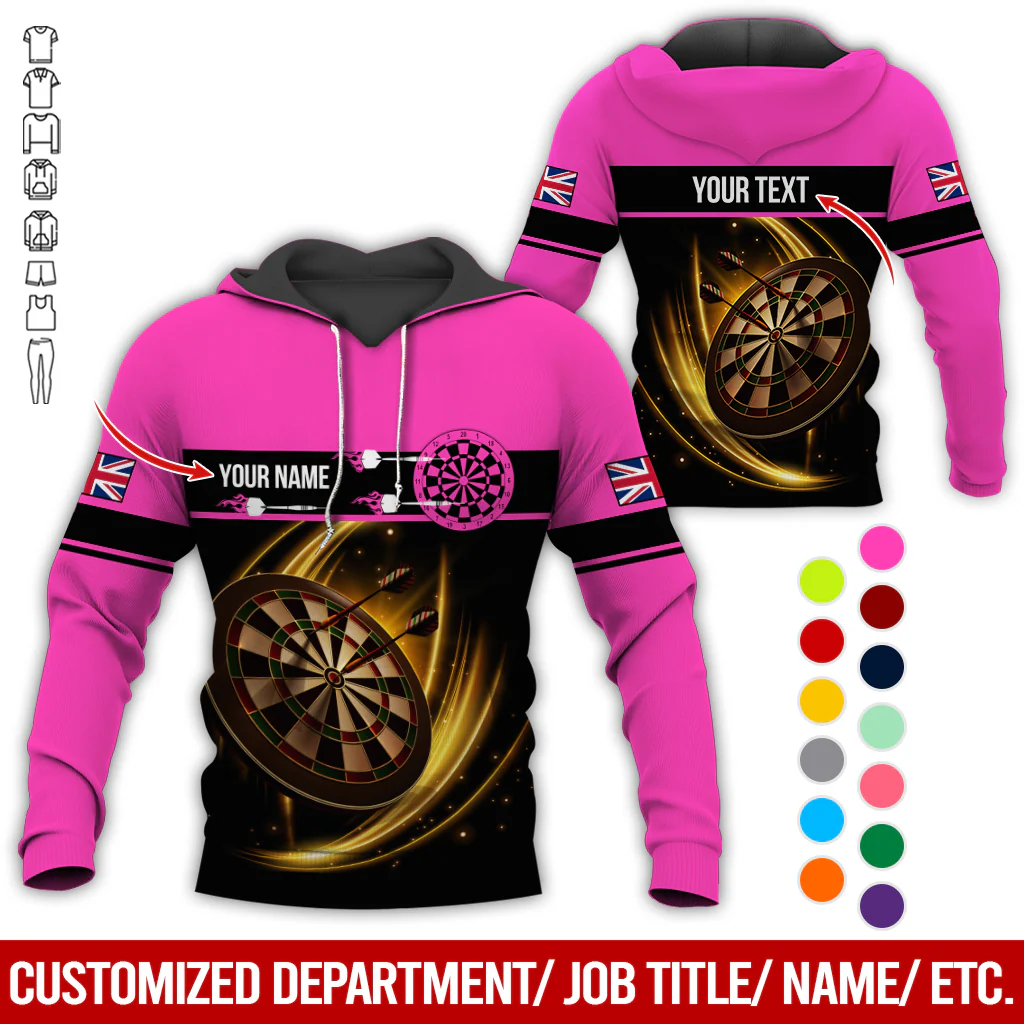 Personalized Darts Premium Hoodie, Custom National Flag Hoodie For Men & Women, Perfect Gift For Darts Lovers, Friend, Family - Image 10