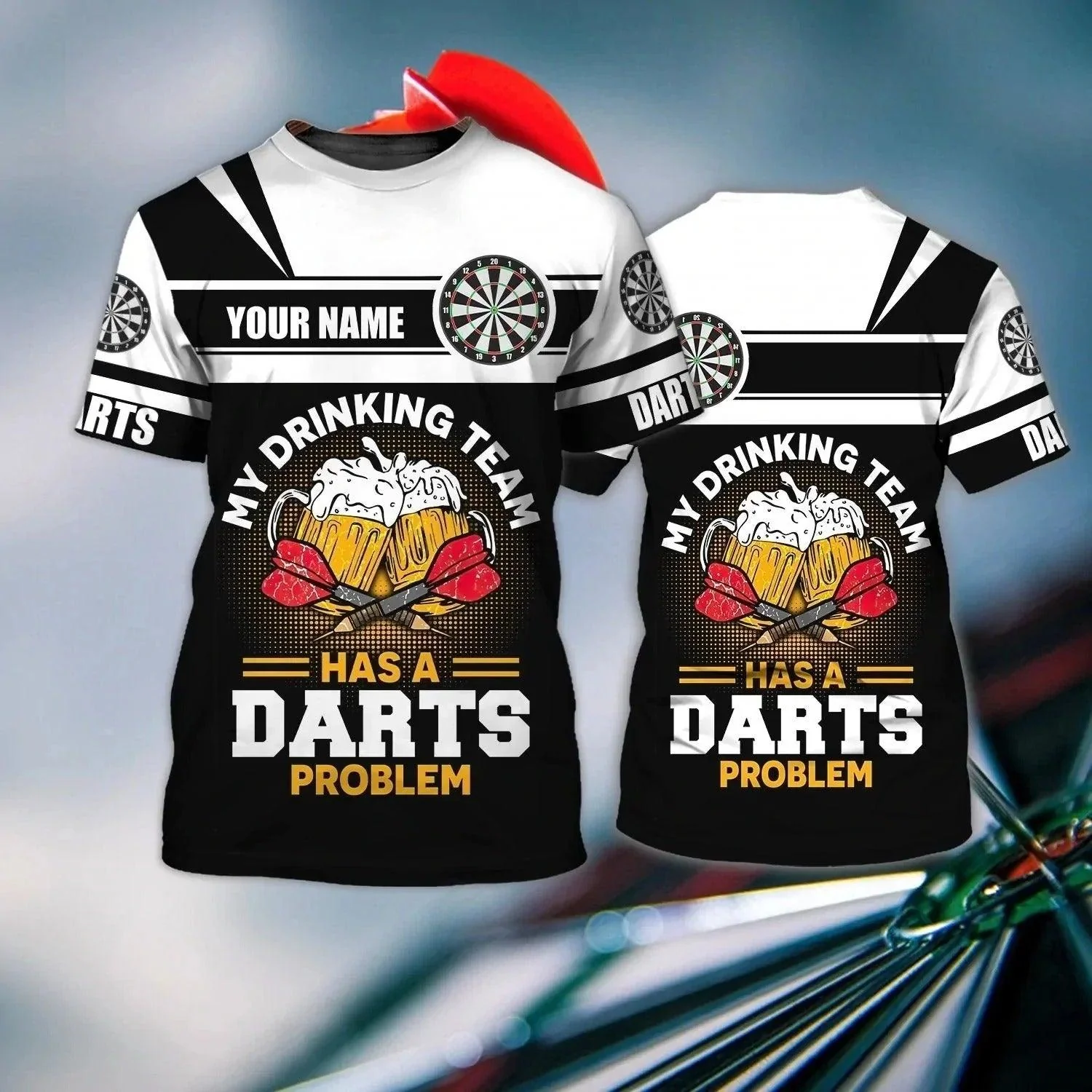 Personalized Darts Women Polo Shirt, My Drinking Team Has Darts Problem Polo Shirt For Women, Perfect Outfit For Darts Lovers, Darts Players - Image 8