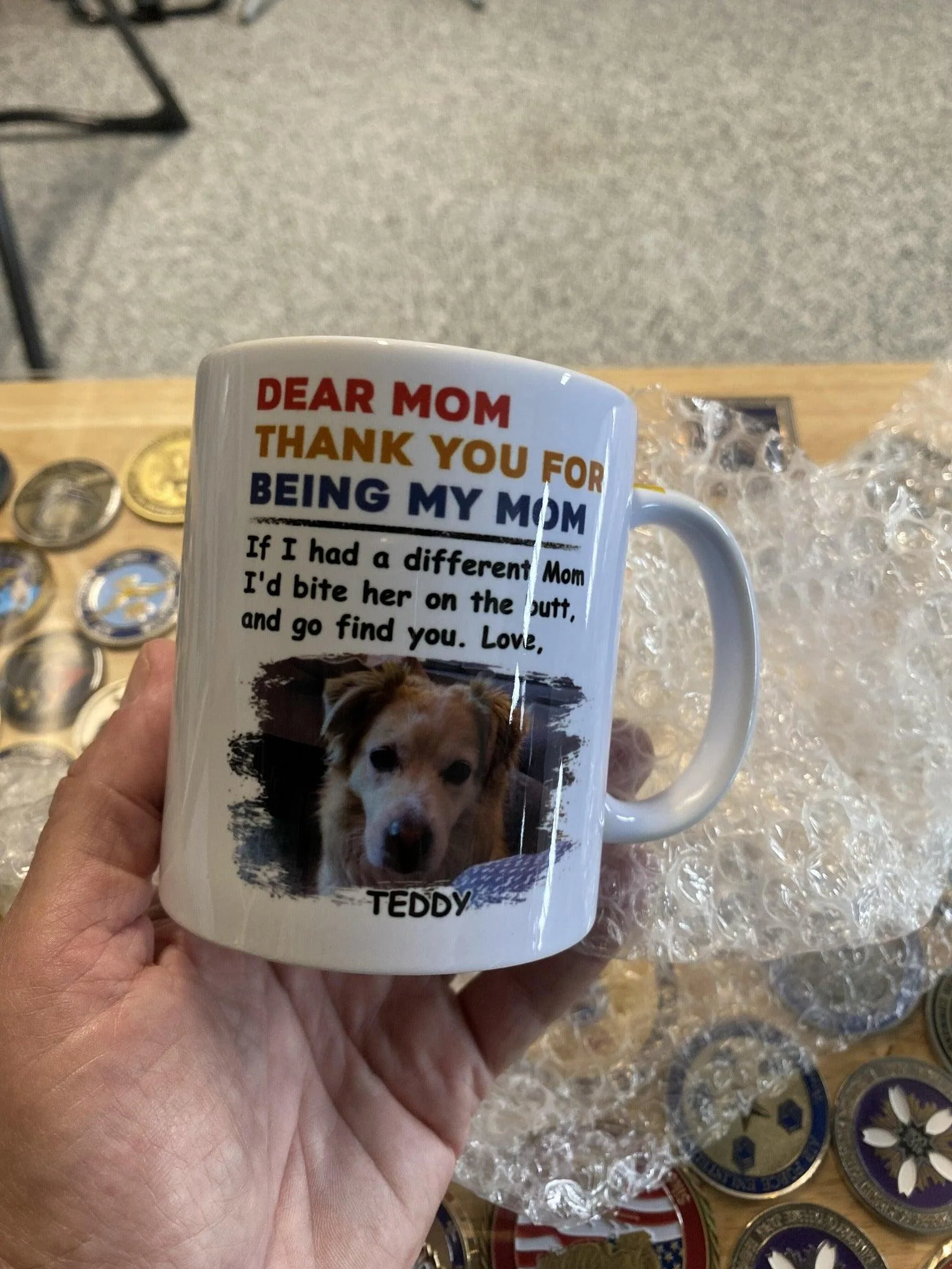 Personalized Dog & Family Mug - Thank You For Being My Dad, Mom Mug - Perfect Gift For Dog Lover, Family - Image 3