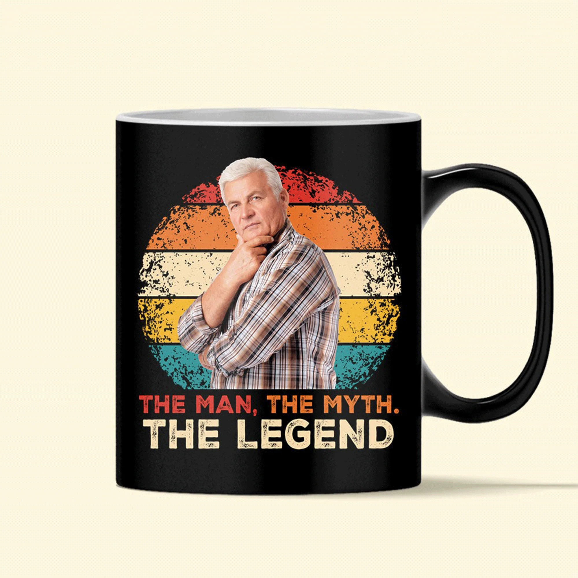 Personalized Gift For Father Mug - The Man. The Myth. The Legend Custom Mug Mug - Perfect Gift For Family, Father Day - Image 4