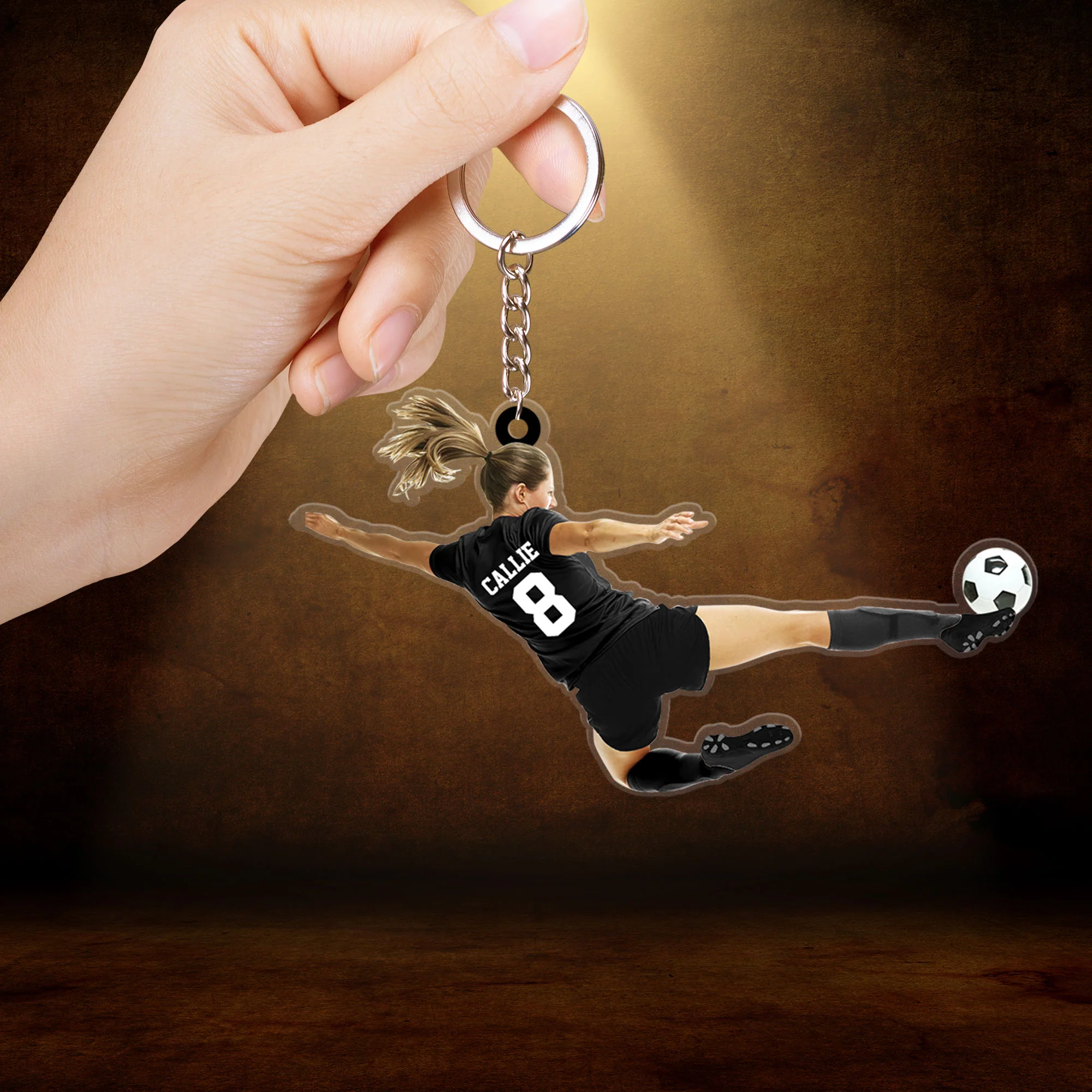 Personalized Girl Soccer Player Acrylic Ornament, Gift For Girl Soccer Players - Best Custom Shape Ornament Christmas Decor - Image 5
