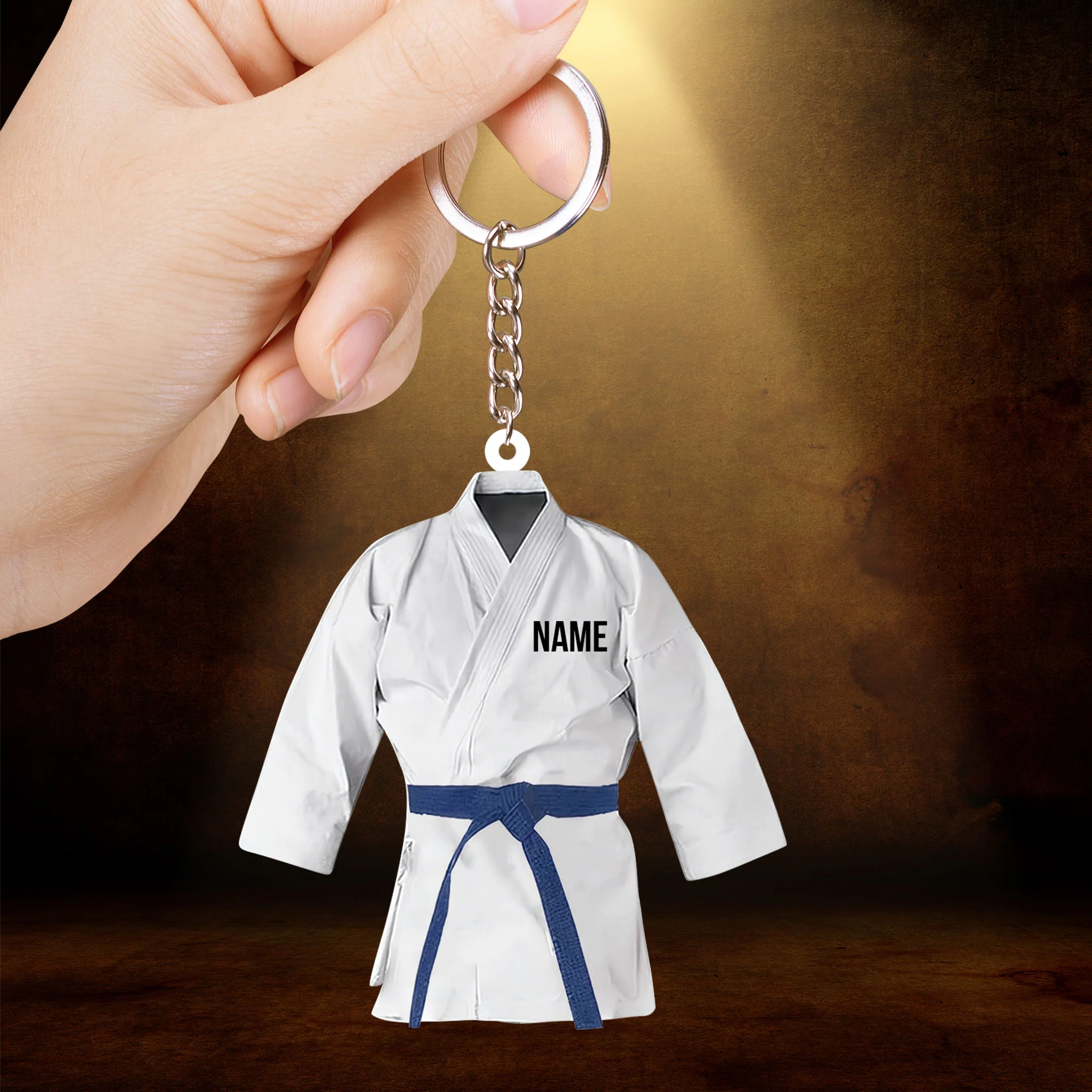 Personalized Karate Custom Shaped Car Ornament for Karate Players, Gifts for Karate Lovers - Image 4