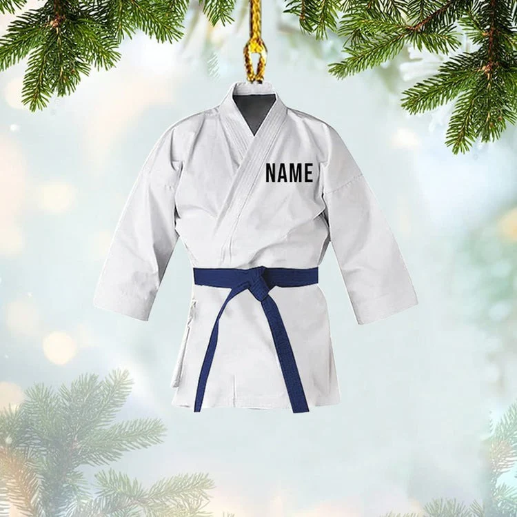 Personalized Karate Custom Shaped Car Ornament for Karate Players, Gifts for Karate Lovers - Image 7