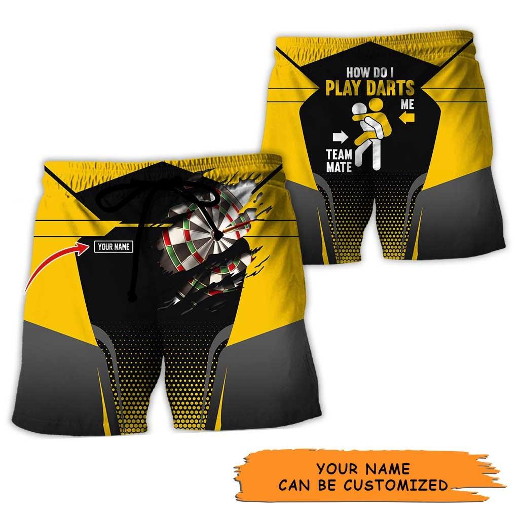 Personalized Name Darts Aloha Hawaiian Shirt - Darts Pattern, How Do I Play Darts Personalized Name Hawaiian Shirt For Men & Women, Darts Lover - Image 5