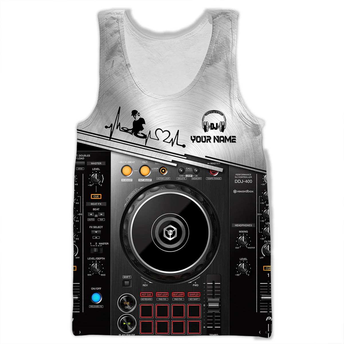 Personalized Name Disc Jockey Shirts - Custom Name DJ Shirts, Deezay Gear Black Clothes, Perfect DJ Shirts for Men & Women - Image 6