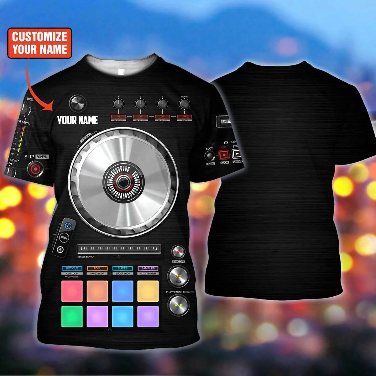Personalized Name Disc Jockey Shirts - Custom Name DJ Shirts, Deejay Table Shirts, Perfect DJ Shirts for Men & Women - Image 2
