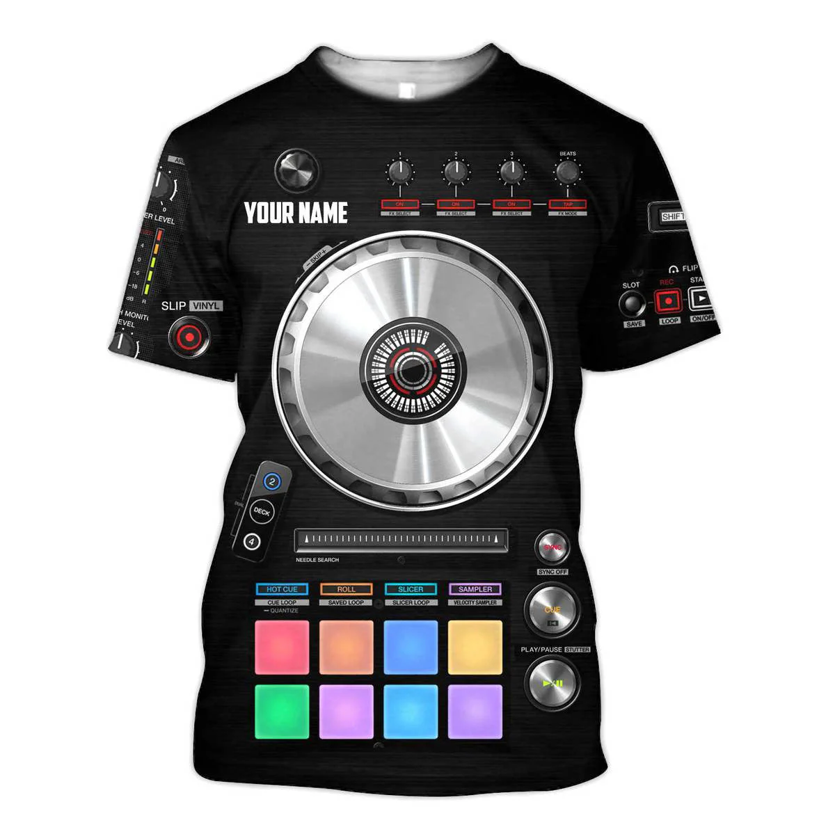 Personalized Name Disc Jockey Shirts - Custom Name DJ Shirts, Deejay Table Shirts, Perfect DJ Shirts for Men & Women - Image 3