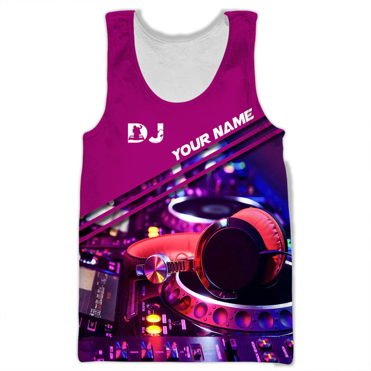 Personalized Name Disc Jockey Shirts - Custom Name DJ Shirts, DJ Clothing, Deejay Red Clothings, Perfect DJ Shirts for Men & Women - Image 6