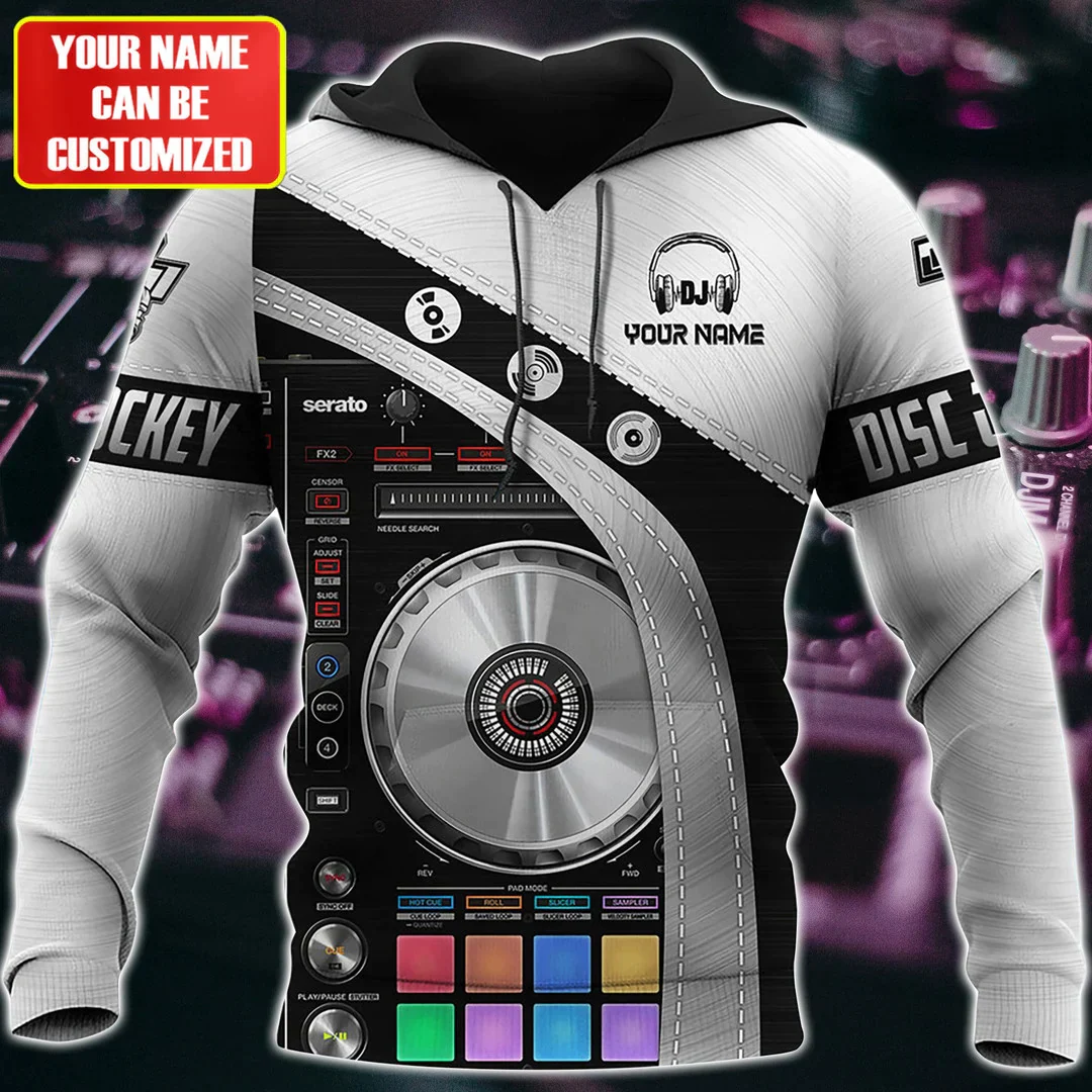 Personalized Name Disc Jockey Shirts - Custom Name DJ Shirts, DJ Clothing, Perfect Deejay Shirts for Men & Women - Image 3