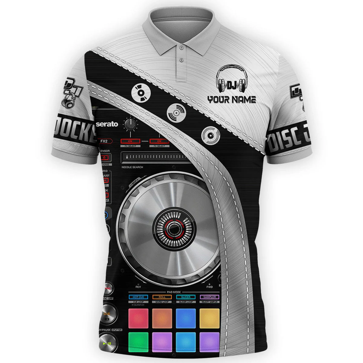 Personalized Name Disc Jockey Shirts - Custom Name DJ Shirts, DJ Clothing, Perfect Deejay Shirts for Men & Women - Image 7