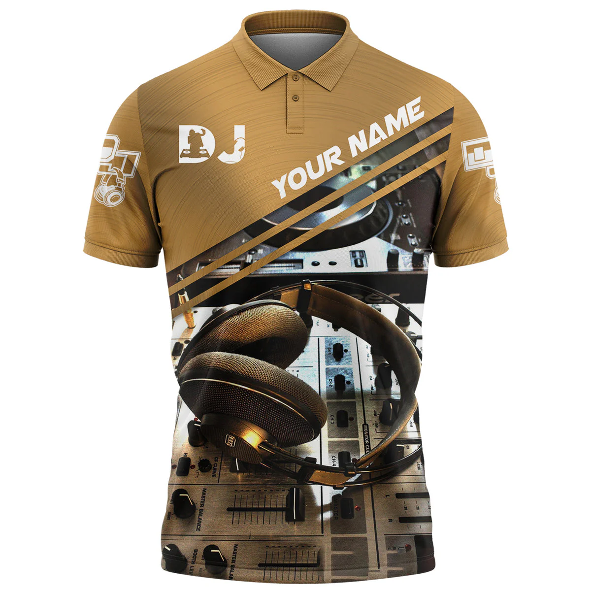 Personalized Name DJ Shirts - Custom Name Disc Jockey Shirts, World Of DJ Brown Shirts, Perfect DJ Shirts for Men & Women - Image 8