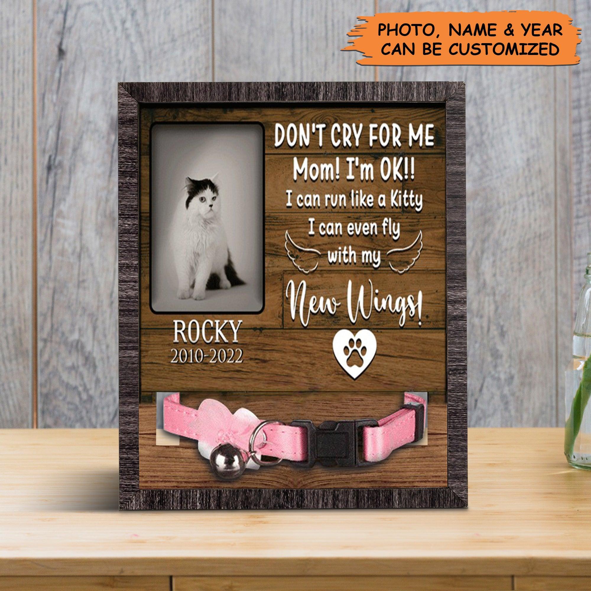 Personalized Pet Collar Frame - Custom A Persian Pet Picture Frames, Pet Loss Sympathy, Memorial Pet Collar Sign - Gift For Grieving Pet Owner - Image 3