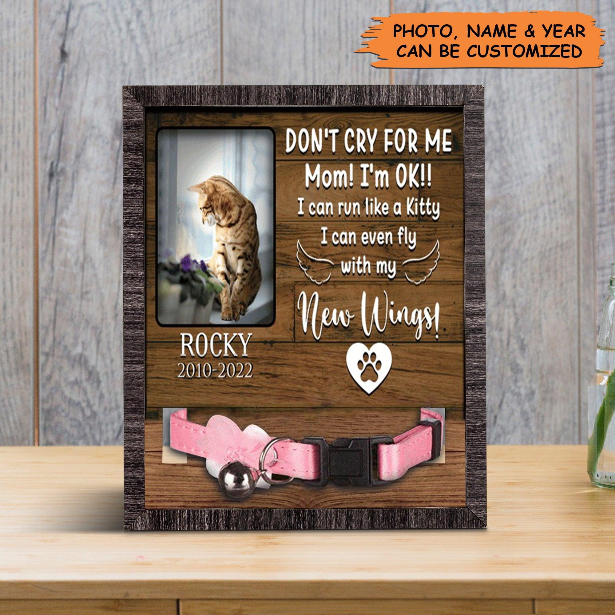Personalized Pet Collar Frame - Personalized A Bengal Cat Picture Frames, Pet Loss Sympathy, Memorial Pet Collar Sign - Gift For Pet Lovers, Friend - Image 3