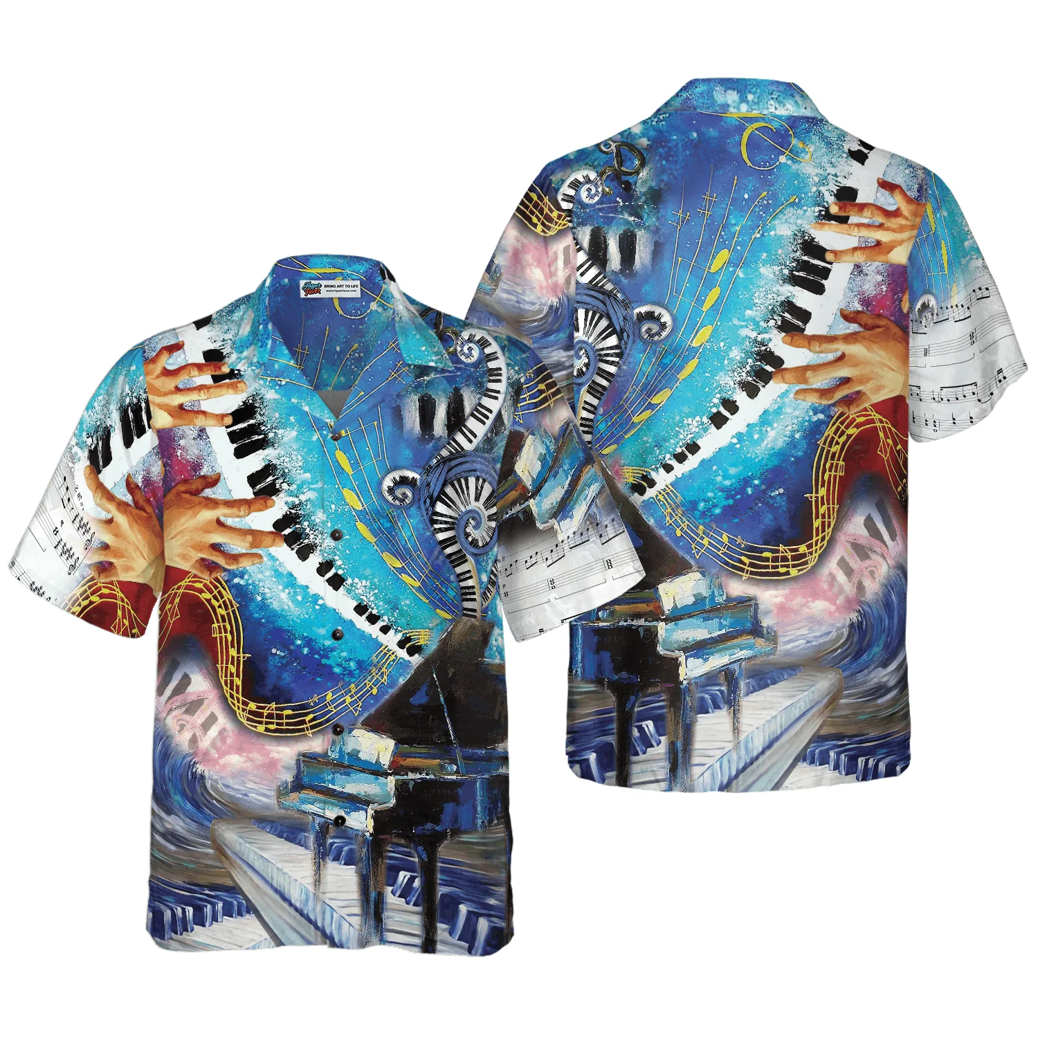 Piano Hawaiian Shirt, Where Words Fail Piano Speaks Hawaiian Shirt For Men Women, Gift For Friend, Family, Husband, Wife, Boyfriend