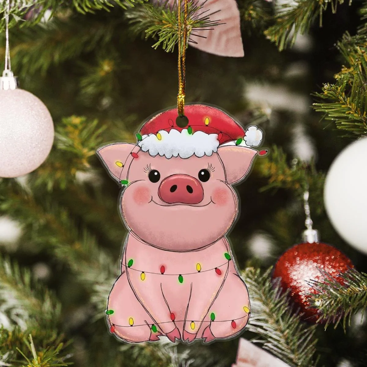 Pig mica ornament - Image 2