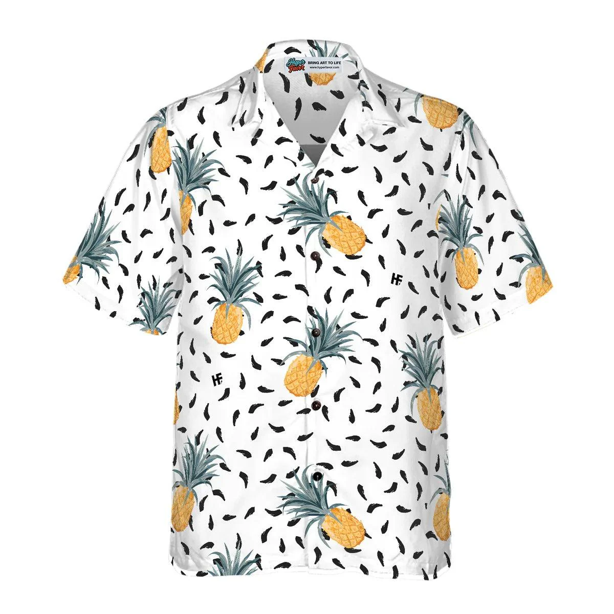 Pineapple Hawaiian Shirt, Tropical Hawaiian Shirt, Colorful Summer Aloha Shirt For Men Women, Perfect Gift For Husband, Wife, Friend, Family - Image 4