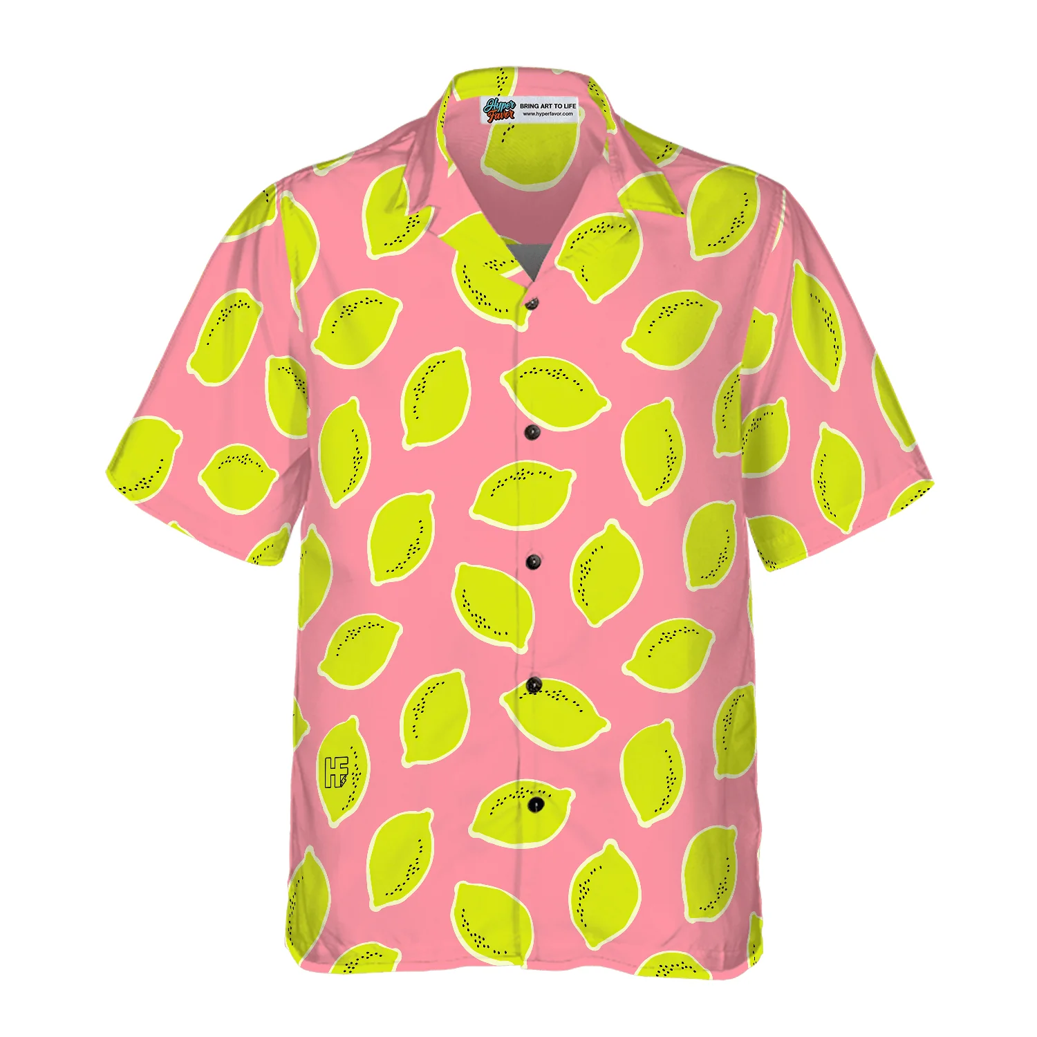 Pinky Lemon Aloha Hawaiian Shirt For Summer, Colorful Shirt For Men Women, Perfect Gift For Friend, Team, Family - Image 2