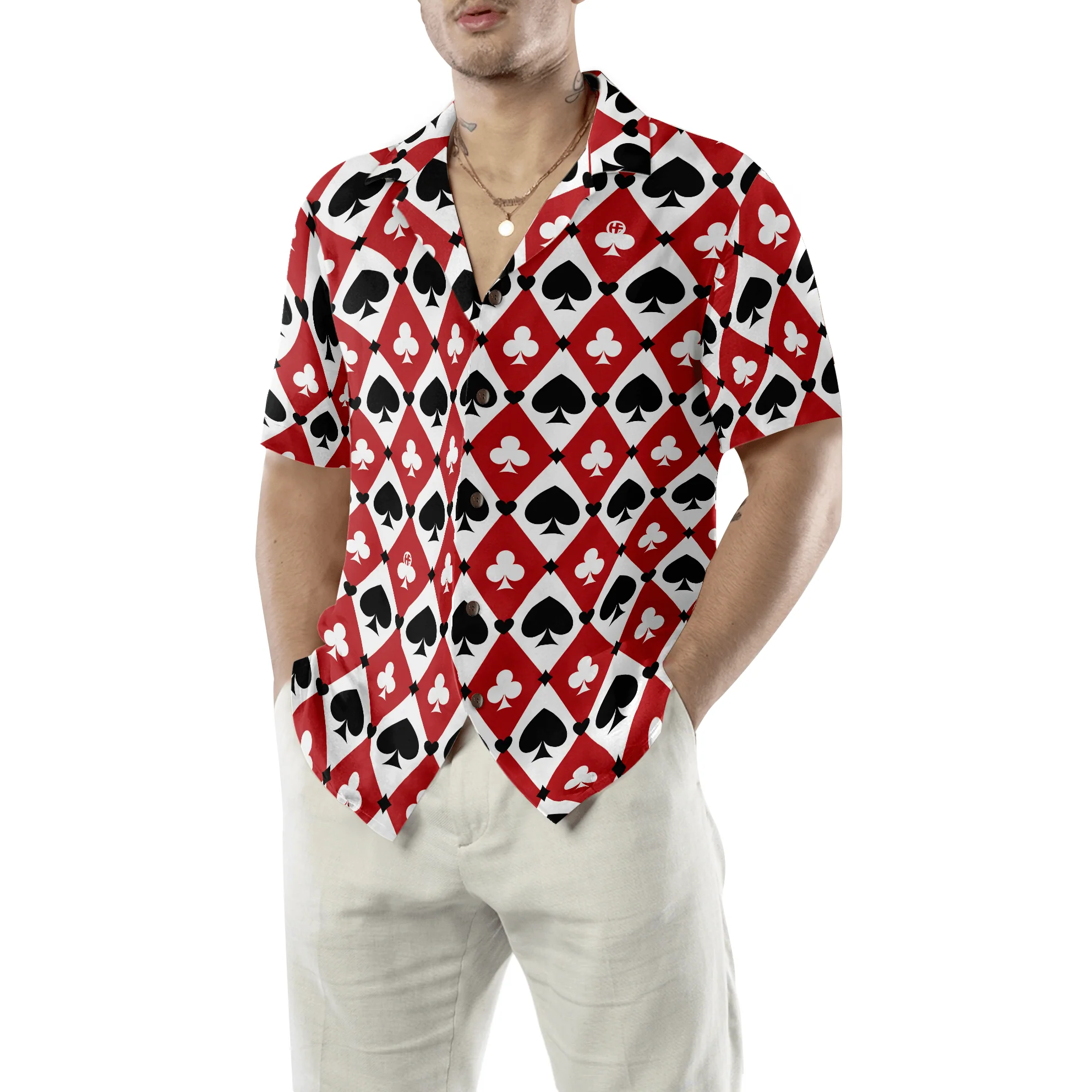 Poker Hawaiian Shirt, Luxury Casino Gambling Poker Hawaiian Shirt, Colorful Summer Aloha Shirt For Men Women, Gift For Friend, Family, Husband, Wife - Image 4