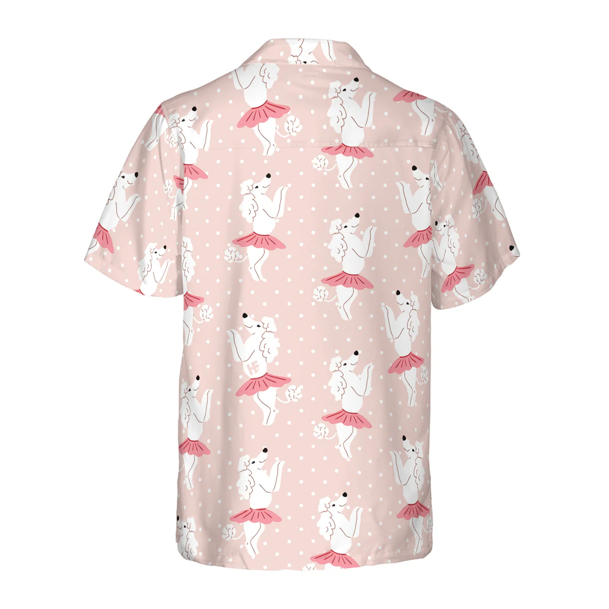 Poodle Hawaiian Shirt, Poodle Dog In Cute Pallet Skirt Dancing Aloha Shirt For Men - Perfect Gift For Poodle Lover, Husband, Boyfriend, Friend, Family - Image 3