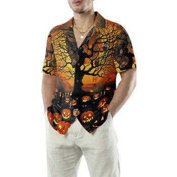 Pumpkin Night Hawaiian Shirt - Perfect Gift For Lover, Friend, Family - Image 5
