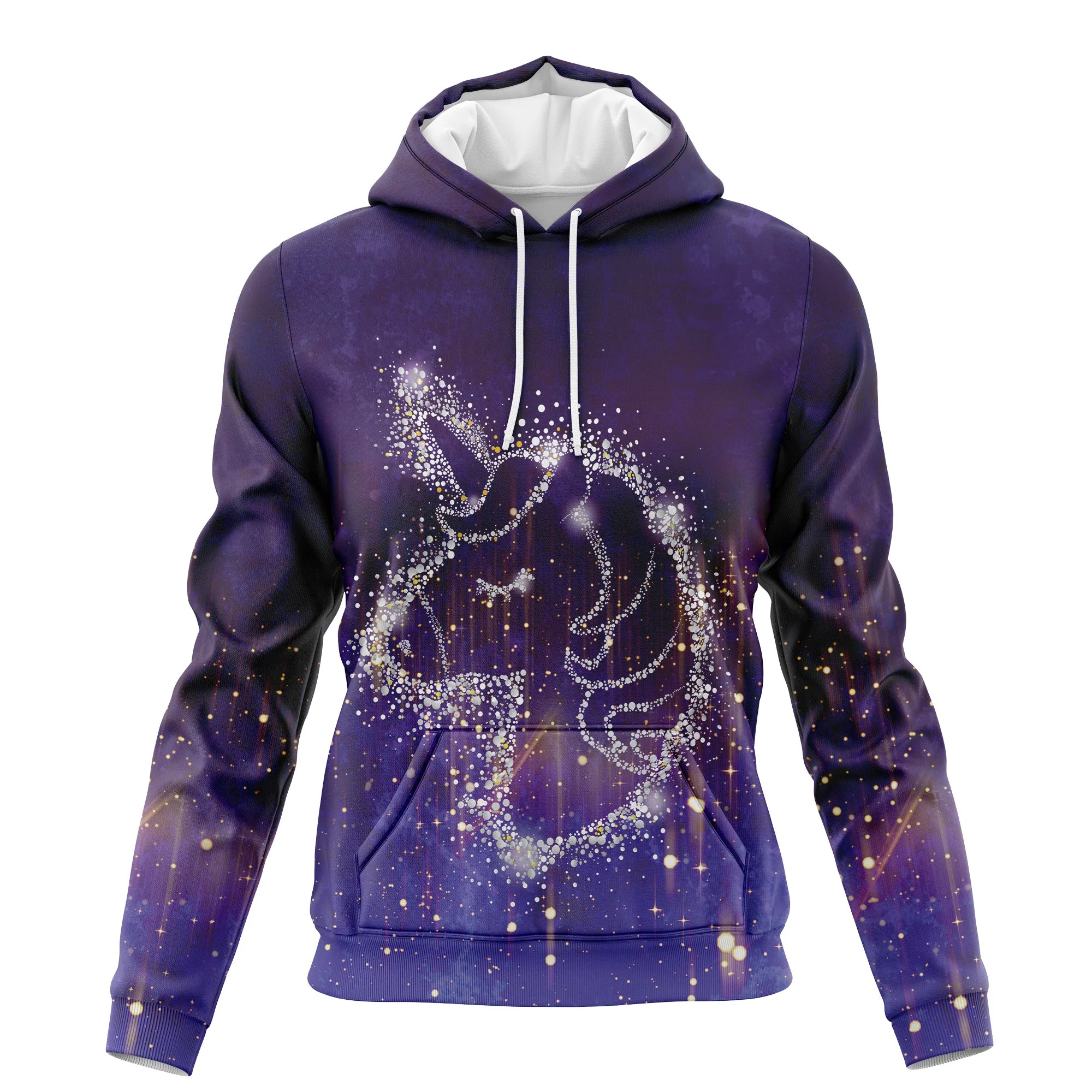 Purple Unicorn Snowflake Pullover Premium Hoodie , Perfect Outfit For Men And Women On Christmas New Year Autumn Winter