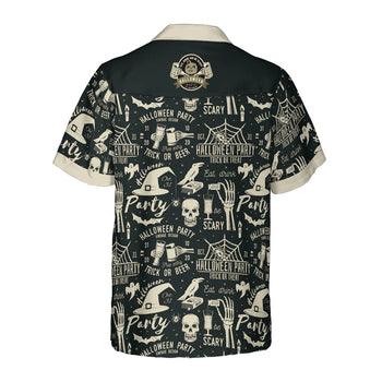 Retro Halloween Beer Party Hawaiian Shirt - Perfect Gift For Lover, Friend, Family - Image 3