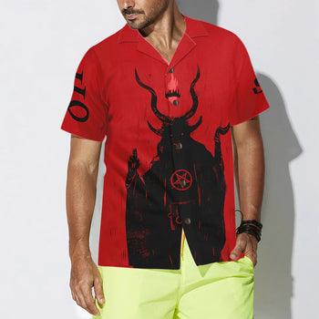Satanic Demon Goat Hawaiian Shirt - Perfect Gift For Lover, Friend, Family - Image 5