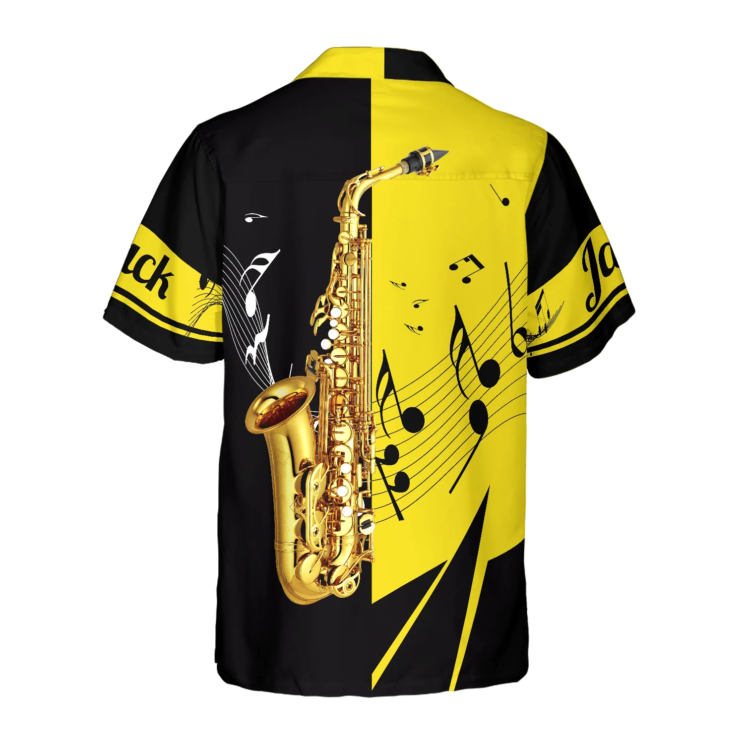 Saxophone Hawaiian Shirt Custom Name, Saxophone Is My Life Personalized Colorful Summer Aloha Shirt For Men Women, Gift For Friend, Music Lovers - Image 2