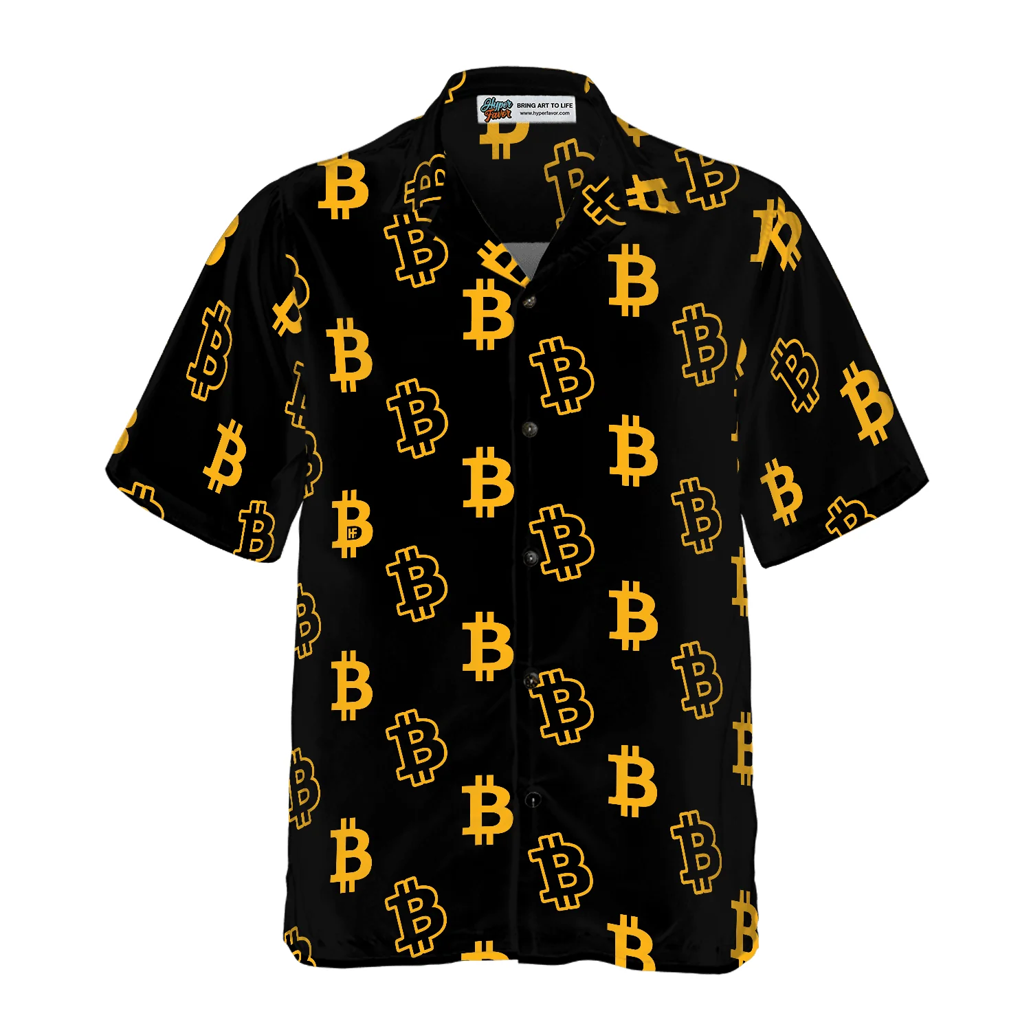 Seamless Bitcoin Hawaiian Shirt, Colorful Summer Aloha Shirt For Men Women, Perfect Gift For Husband, Wife, Friend, Family - Image 4