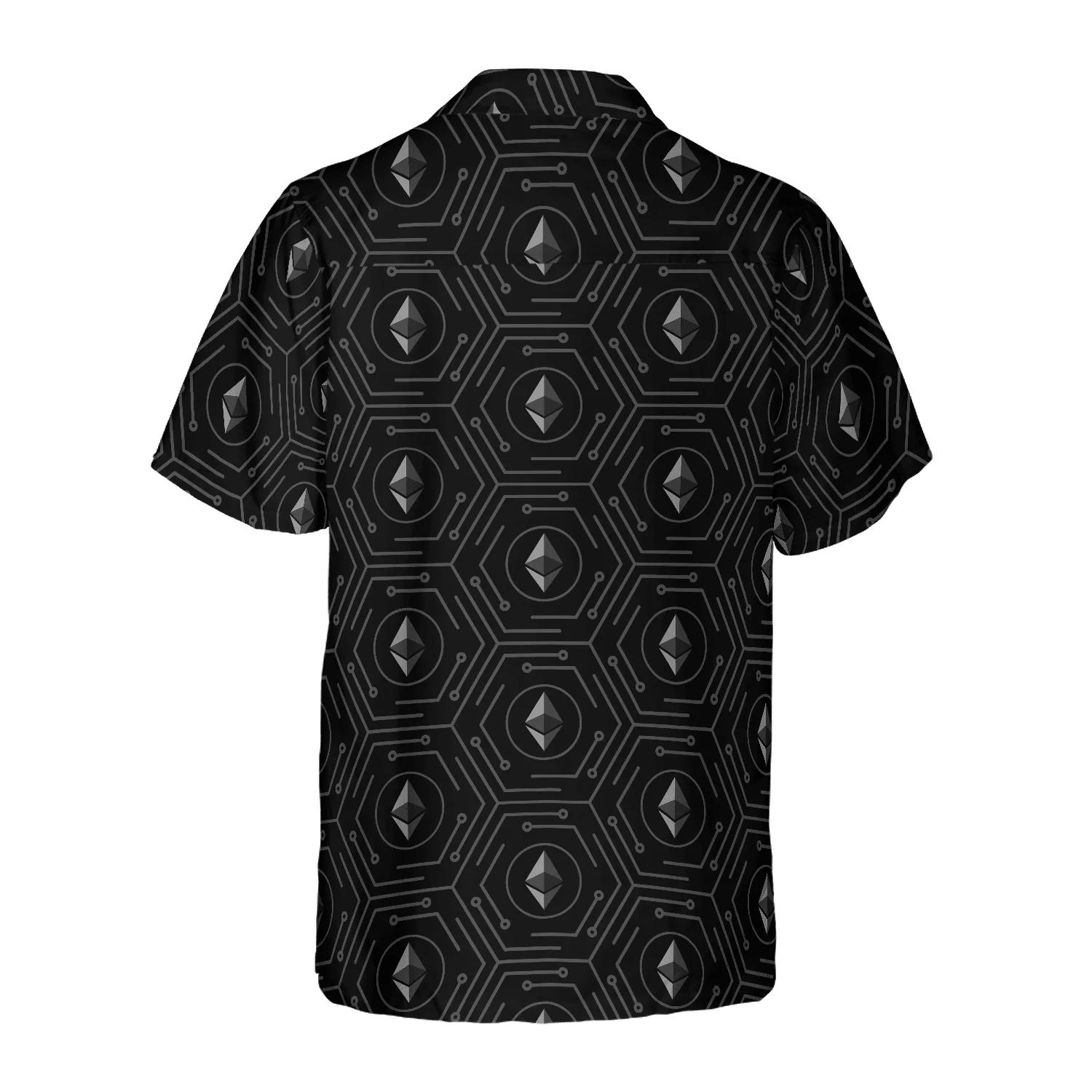 Seamless High Tech Ethereum Cryptocurrency Hawaiian Shirt, Colorful Summer Aloha Shirt For Men Women, Perfect Gift For Husband, Wife, Friend, Family - Image 5